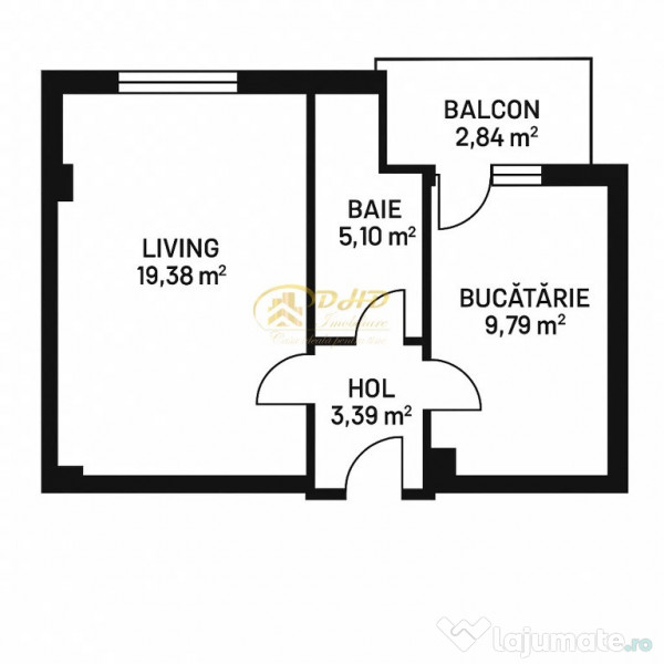 Apartament cu o camera in Tatarasi - Evergreen 