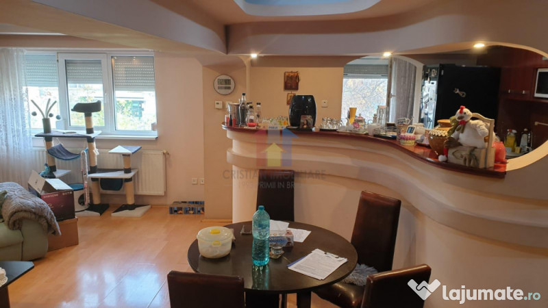 3 camere etaj 1, 2 balcoane, Mobilat si Utilat, decomandat, 