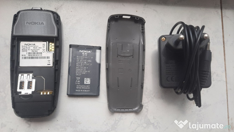 Nokia 2600_RH-59_Display Alb-Negru+Incarcator Mufa Groasa_Cod Vodafone 