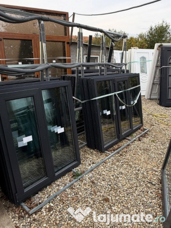 Geamuri gri antracit noi 2 canate 