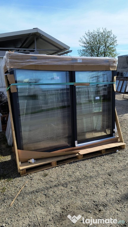 Geamuri gri antracit noi 2 canate 