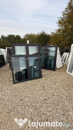 Geamuri gri antracit noi 2 canate 