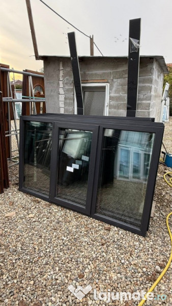 Geamuri gri antracit noi 2 canate 