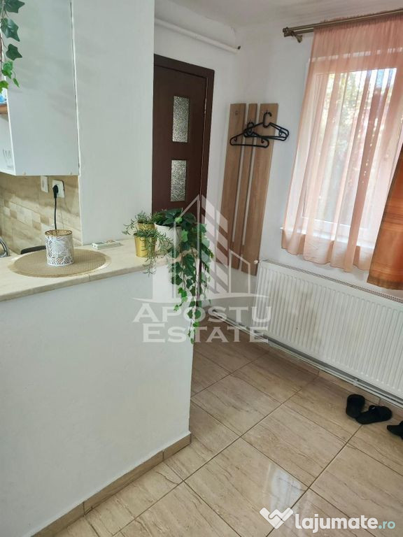 Apartament la curte, 1 camera, centrala proprie, zona Fra... 
