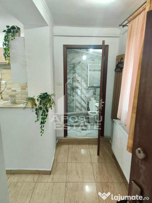 Apartament la curte, 1 camera, centrala proprie, zona Fra... 