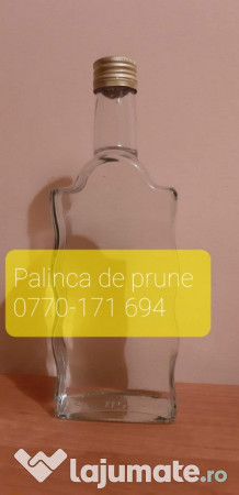 Palinca din prune bio 52 de grade fara zahar 