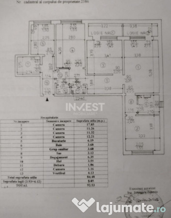 DE VANZARE-APARTAMENT 4 CAMERE-ALEXANDRU CEL BUN 