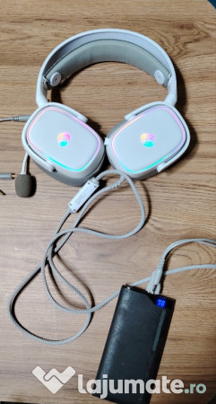 Căști iluminare și cu microfon 