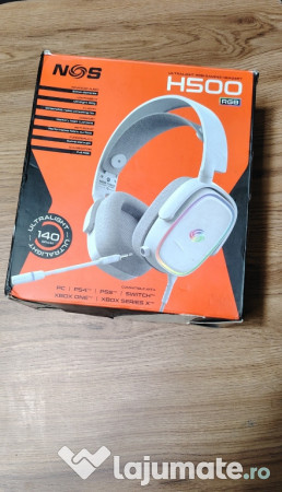 Căști iluminare și cu microfon 