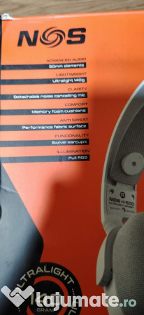 Căști iluminare și cu microfon 