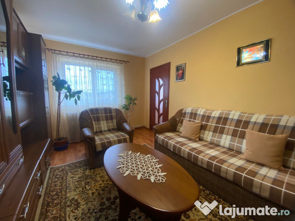 Apartament 2 cam decomandat, centrală termică, mobilat și utilat