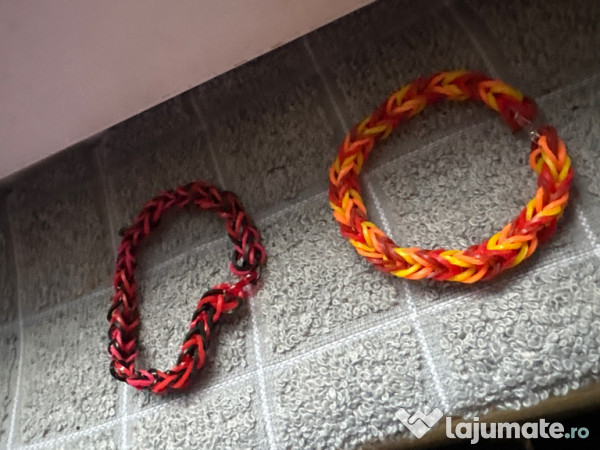 Brățari hand-made, din elastice subțiri