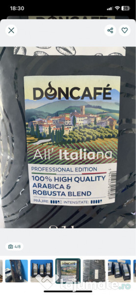 Cafea boabe Doncafe All'Italiana, Professional Edition, 1 kg