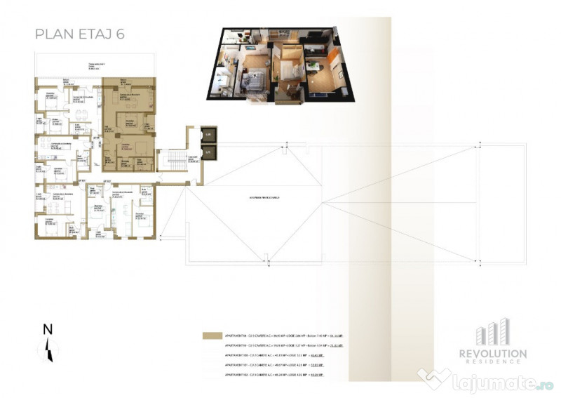 NEW! Apartamente 2 camere - Republicii 115, Baia Mare. 
