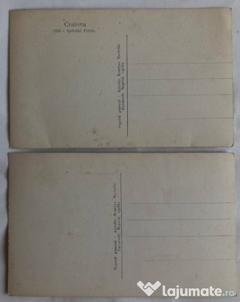 2 Cărți poștale de colecție, rare (CRAIOVA) 