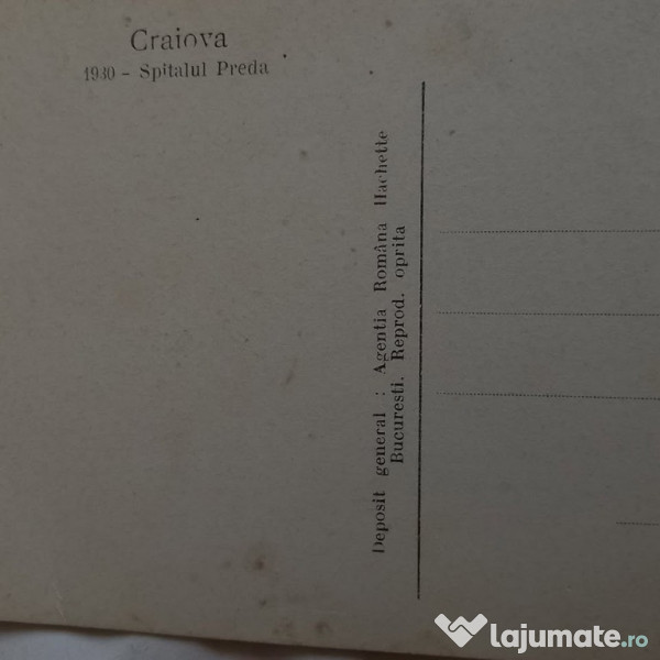 2 Cărți poștale de colecție, rare (CRAIOVA) 