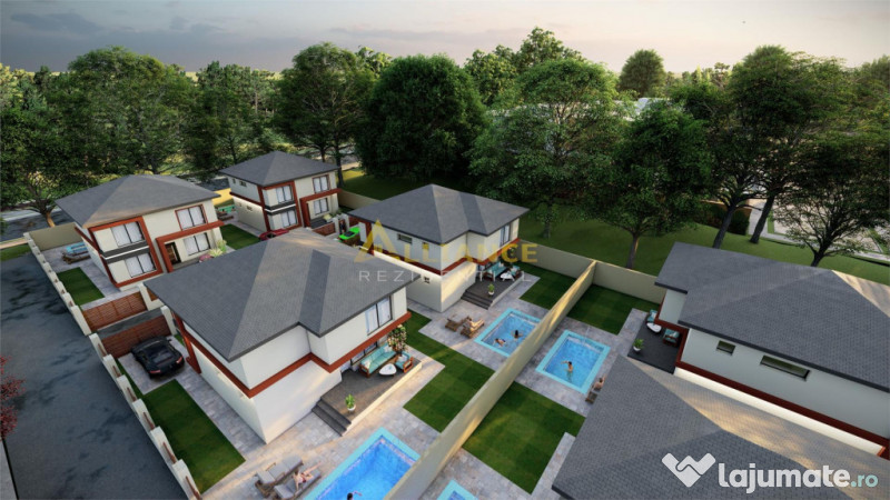 Casa,complex reziden#539;ial | 4 dormitoare | Teren 340 mp 