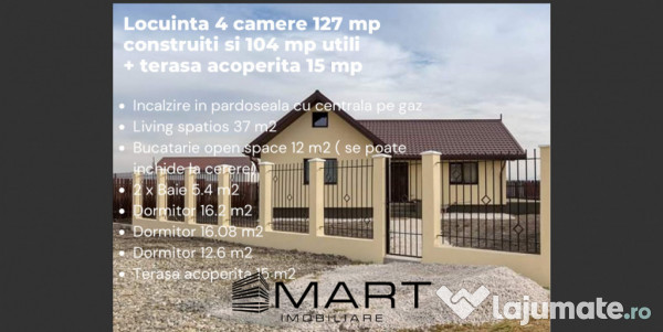 Casă Modernă cu Teren 500 m²