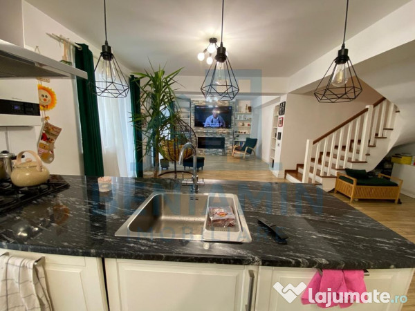 Apartament pe 2 nivele 133mp curte terasa George Enescu b... 