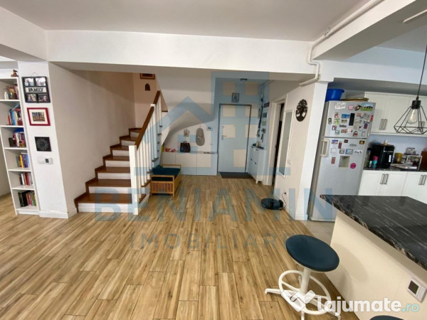 Apartament pe 2 nivele 133mp curte terasa George Enescu b... 