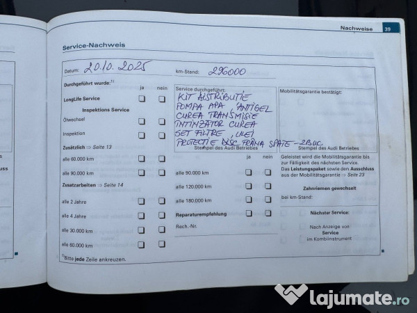 Audi A3 2005 8P 2.0TDI 140 CP