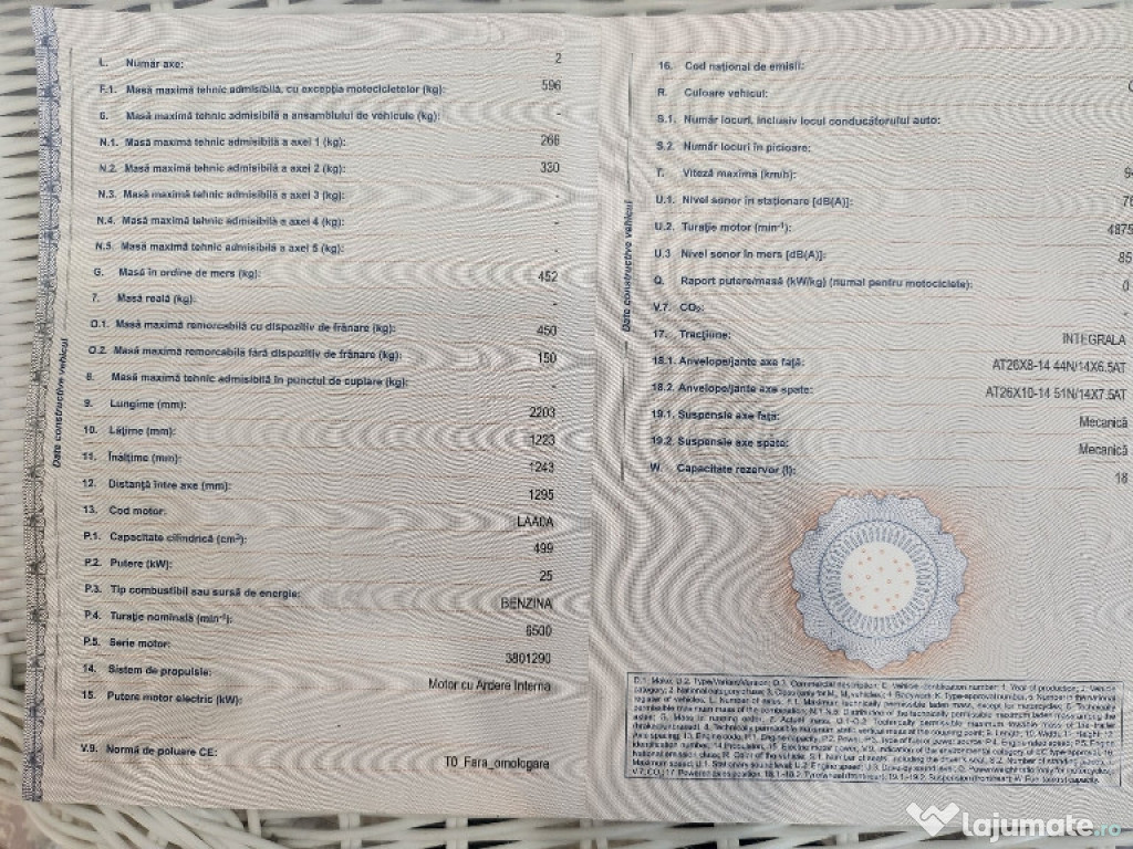 Atv kymco mxu 500 irs dx – 4x4 / 2014 