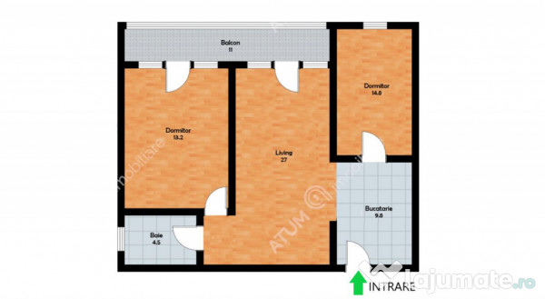Apartament cu 3 camere decomandate in zona Doamna Stanca Sib
