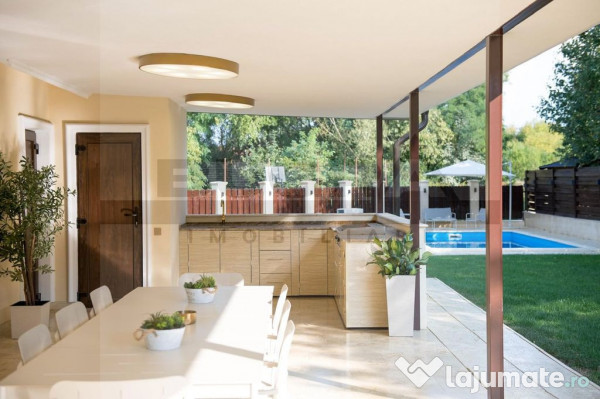 Duplex 5 camere, 300mp utili, piscina, LUX, zona Exclusiv...