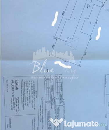 Teren de 435mp cu utilitati si deschidere 14 m- Coiciu / co 