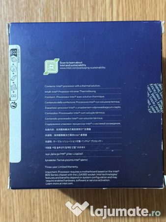 Procesor Intel Ultra 9 285 Seria 2 NOU SIGILAT! 