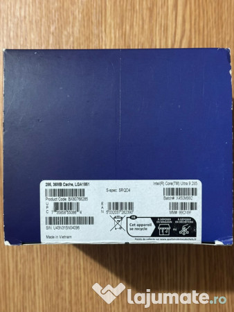 Procesor Intel Ultra 9 285 Seria 2 NOU SIGILAT! 