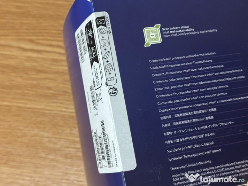 Procesor Intel Ultra 9 285 Seria 2 NOU SIGILAT! 