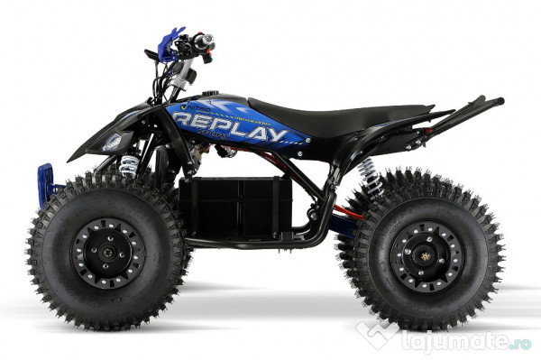 ATV electric ECO Replay XXL 1000W 48V 20Ah cu diferential Blue 