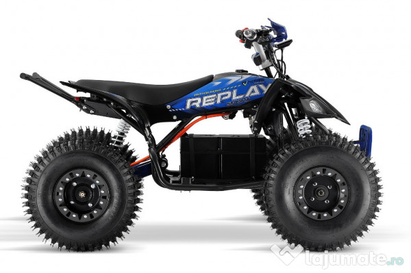 ATV electric ECO Replay XXL 1000W 48V 20Ah cu diferential Blue 