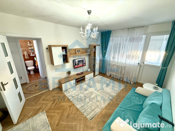 Apartament doua camere etaj 4/10 51mp Valea Rosie mobilat 