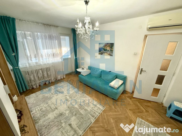 Apartament doua camere etaj 4/10 51mp Valea Rosie mobilat 