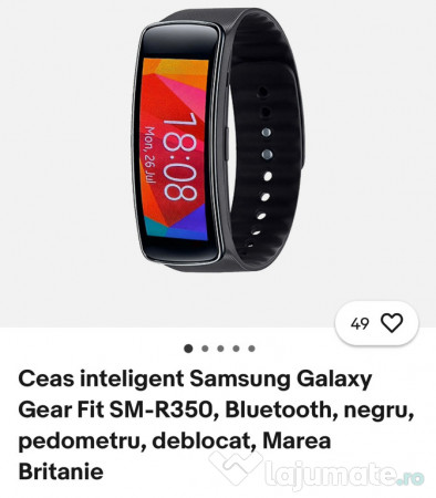 Samsung Galaxy Gear Fit SM-R350 