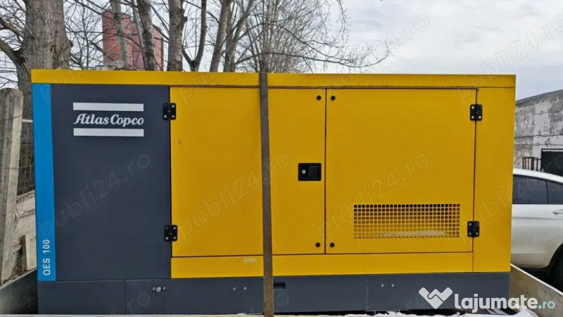 2x Generatoare Atlas Copco QES 80 + QES 100 2023, noi Germania 