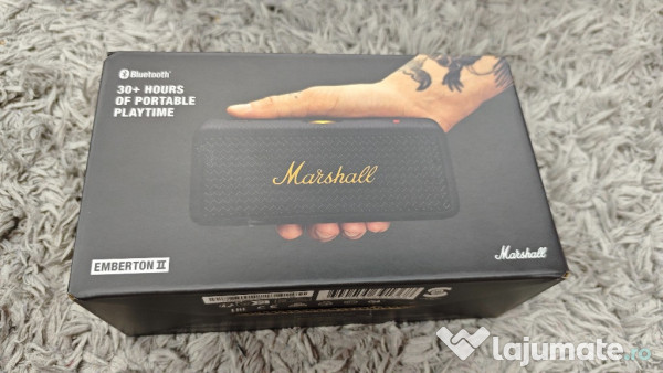 Marshall Boxa Portabila Marshall Emberton II Bluetooth, Negru 