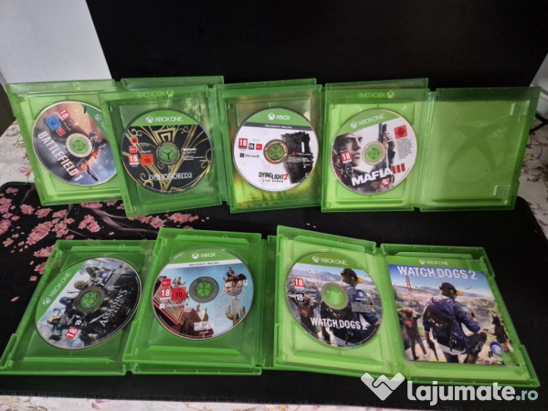 Xbox One S cu Jocuri + 2 Controllere 