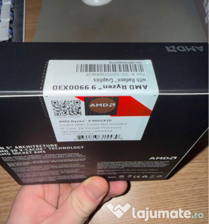 Procesor AMD Ryzen 9 9900X3D 4.4GHz, 128MB, 120W, AM5 (Box) 