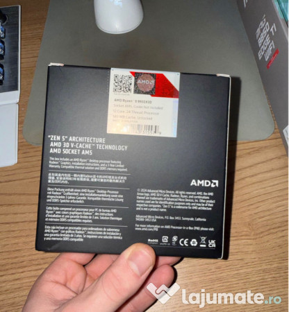 Procesor AMD Ryzen 9 9900X3D 4.4GHz, 128MB, 120W, AM5 (Box) 