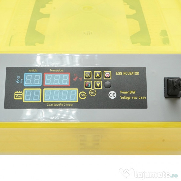 Incubator Clocitoare 48 Oua Gaina 132 Oua Prepelita Intoarcere Automat 