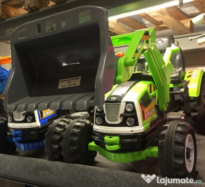 Excavator electric pentru copii bulldozer v12