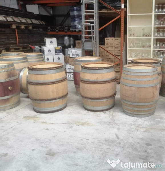 Butoaie stejar barrique 100, 220, 300 butoi stejar barrique 400 litri