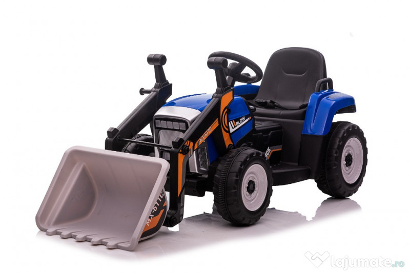 Excavator pentru copii BJ611C 70W 12V, cu pedala electrică 