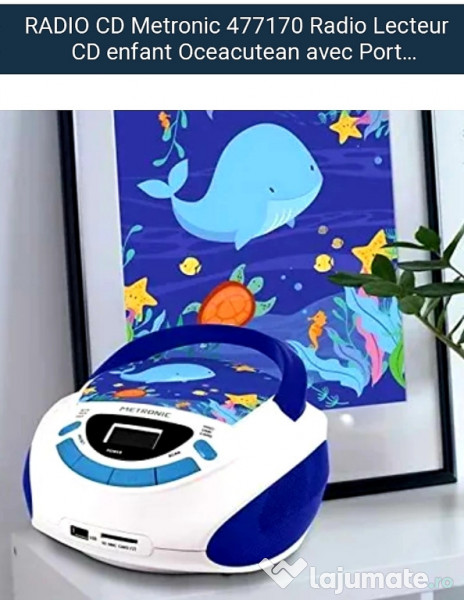 Radio cu USB si SD Card Pentru Copii cu Modele Animate 