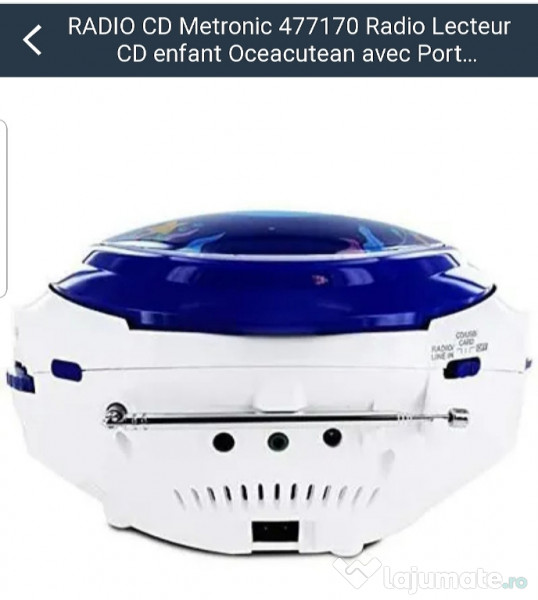 Radio cu USB si SD Card Pentru Copii cu Modele Animate 