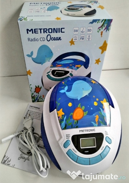 Radio cu USB si SD Card Pentru Copii cu Modele Animate 