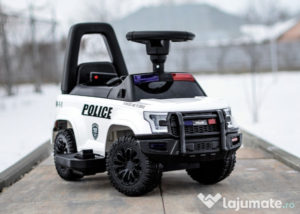 Masinuta 2 in 1 cu pedala elecrica Police QLS-993 30W 6V